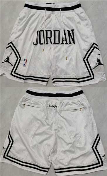 Mens Michael Jordan White Shorts
